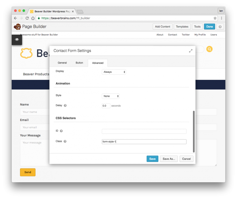CSS Form Styles – Beaver Brains